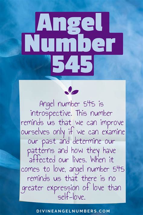 ANGEL NUMBER 545